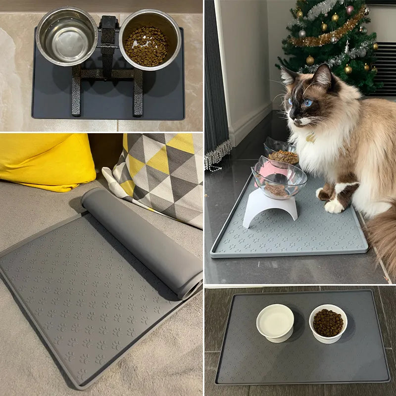 Waterproof Mat for Pet Food and Water Various Dimensions and Colors