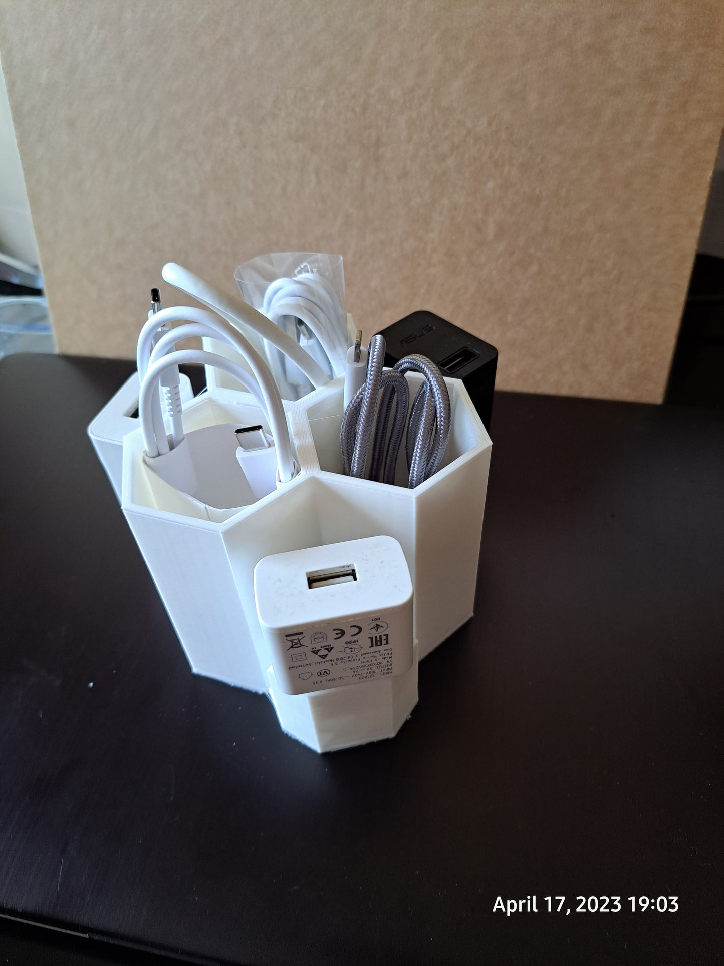 USB Cable and Charger Organizer